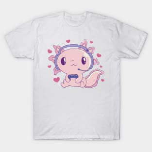 Axolotl gamer P R t shirt T-Shirt